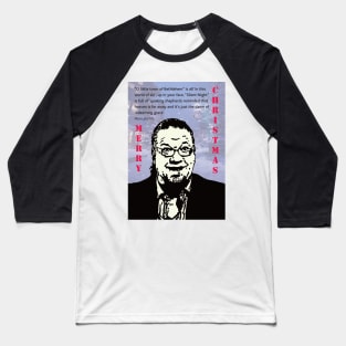 Penn Jillette Atheist Christmas Baseball T-Shirt